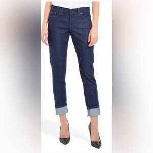 Mott & Bow Boyfriend Jeans in dark indigo blue